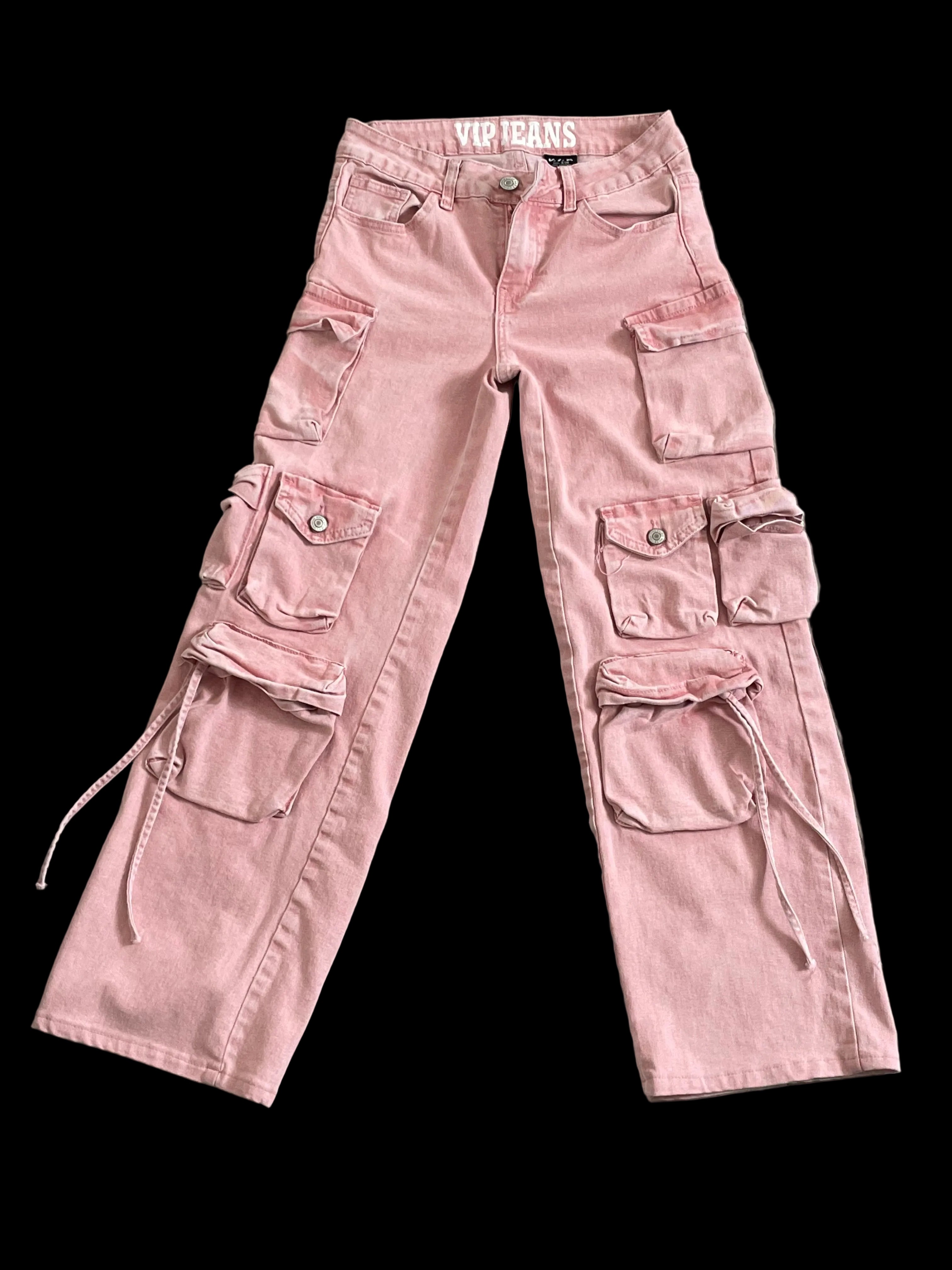 VIP Multi-Pocket Cargo Jeans Sz.3/26