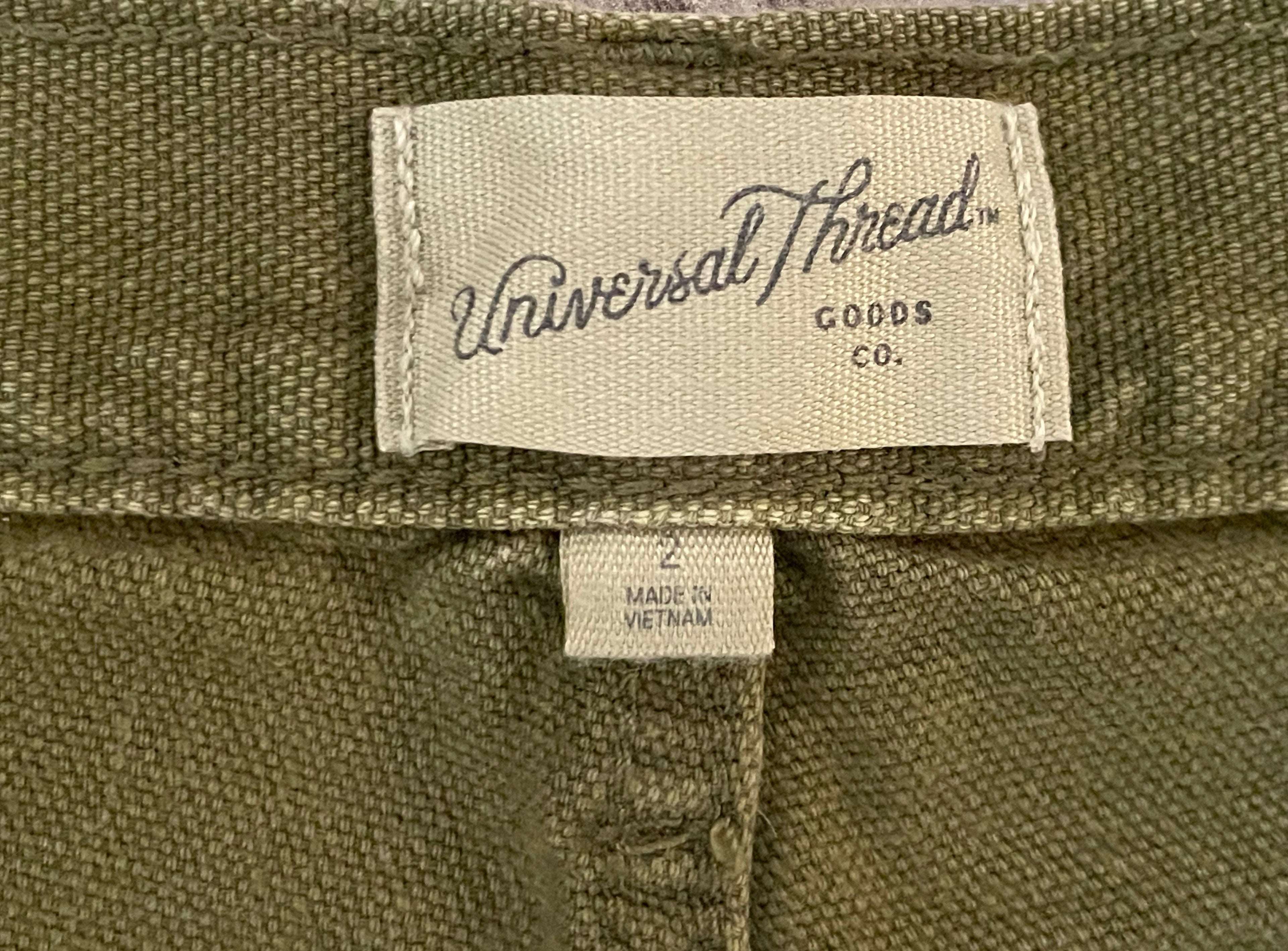 Olive Green Barrel-Leg Jeans         WMN SZ.2
