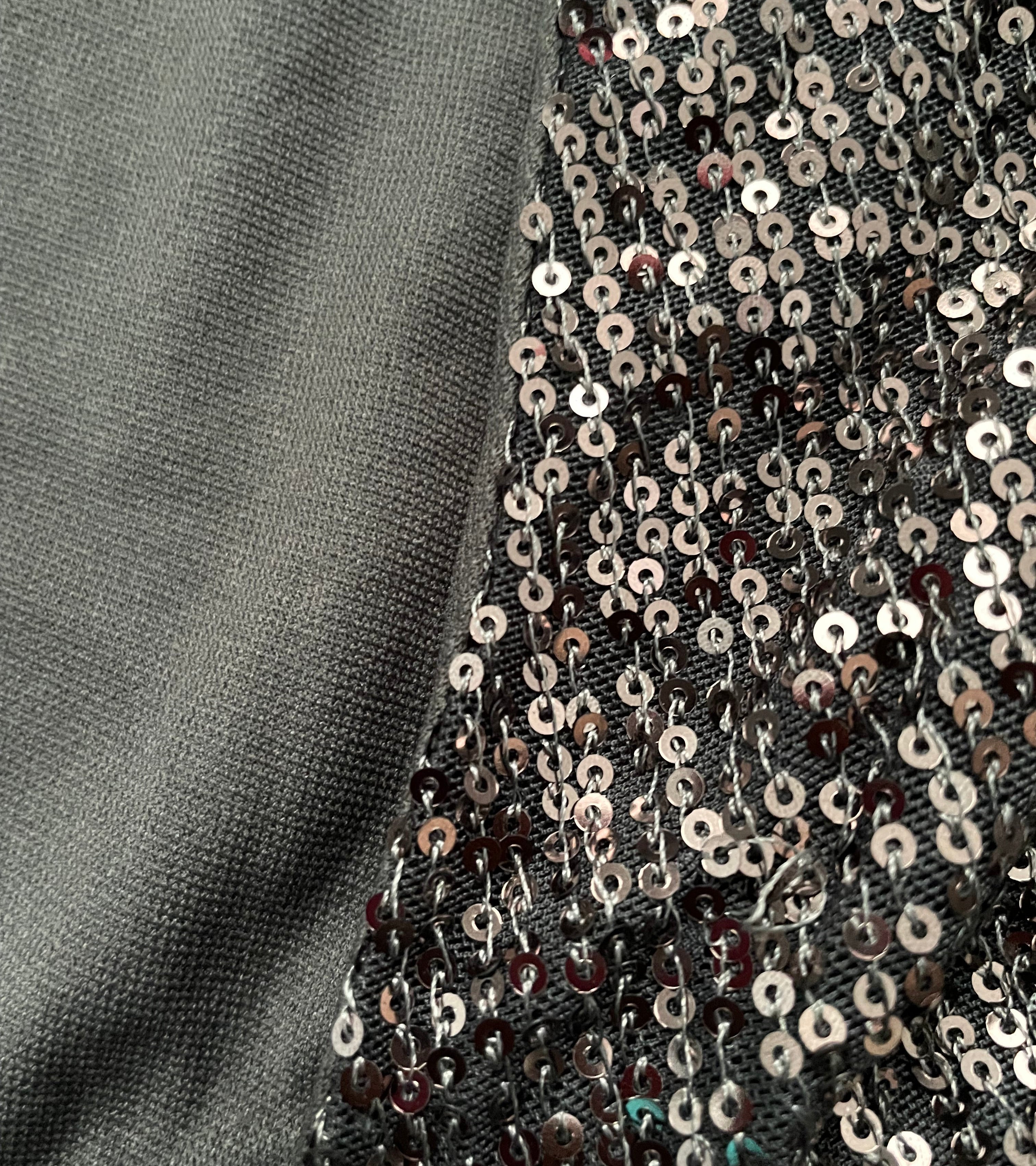 Sincerely Jules (Sequin Top ) Long sleeve cropped blouse