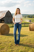 Women’s True Religion (Low Rise) -FlaRed Jeans